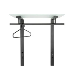 Wandkapstok Bavo Zwart