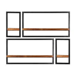 Wandrek Mali – 95x75x25 cm – A – Set van 4