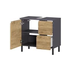 Wastafelkast Abrantes Eiken 60 cm