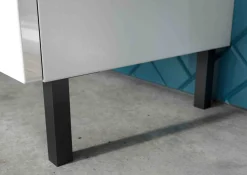 Wastafelkast Abrantes Wit 80 cm