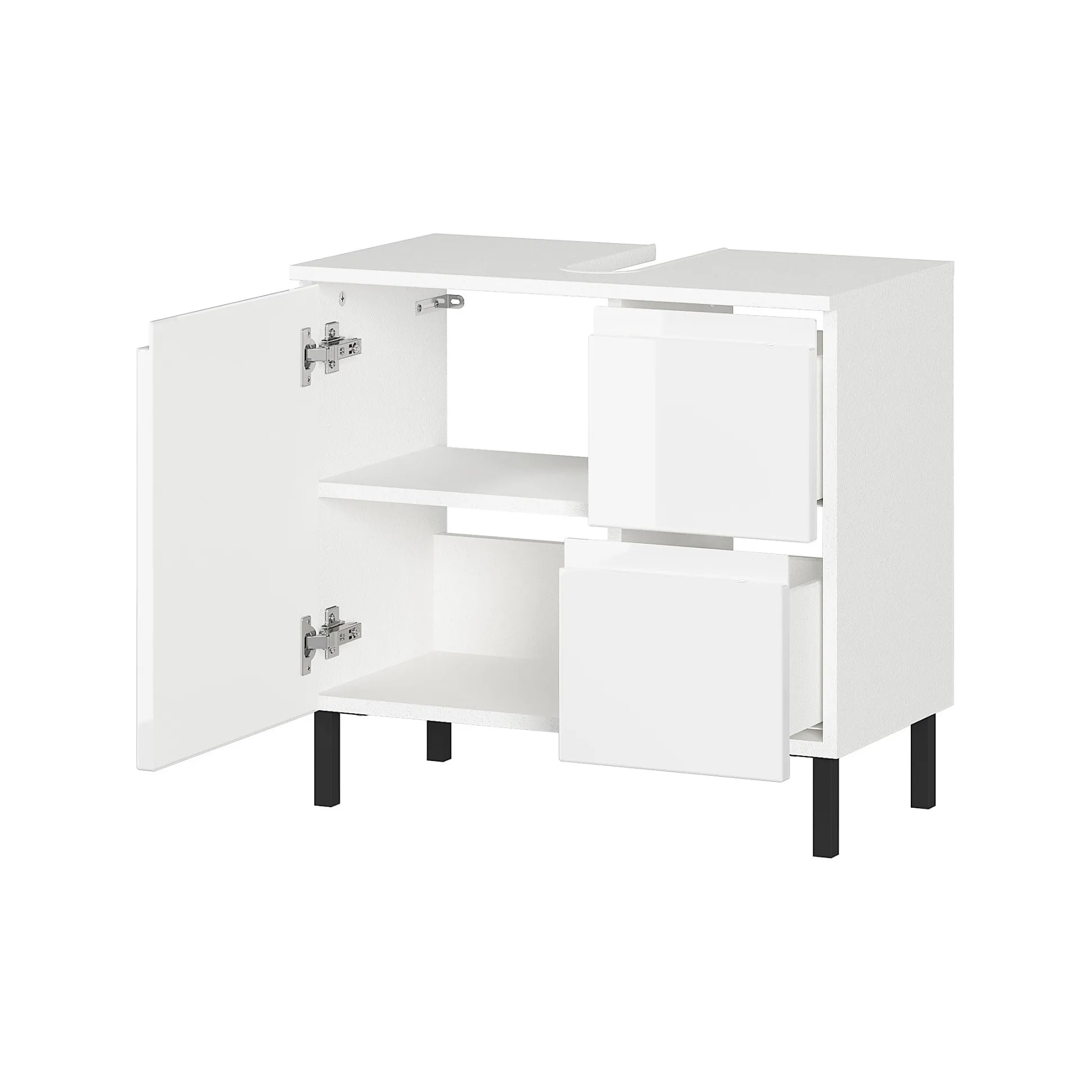 Wastafelkast Abrantes Wit 60 cm