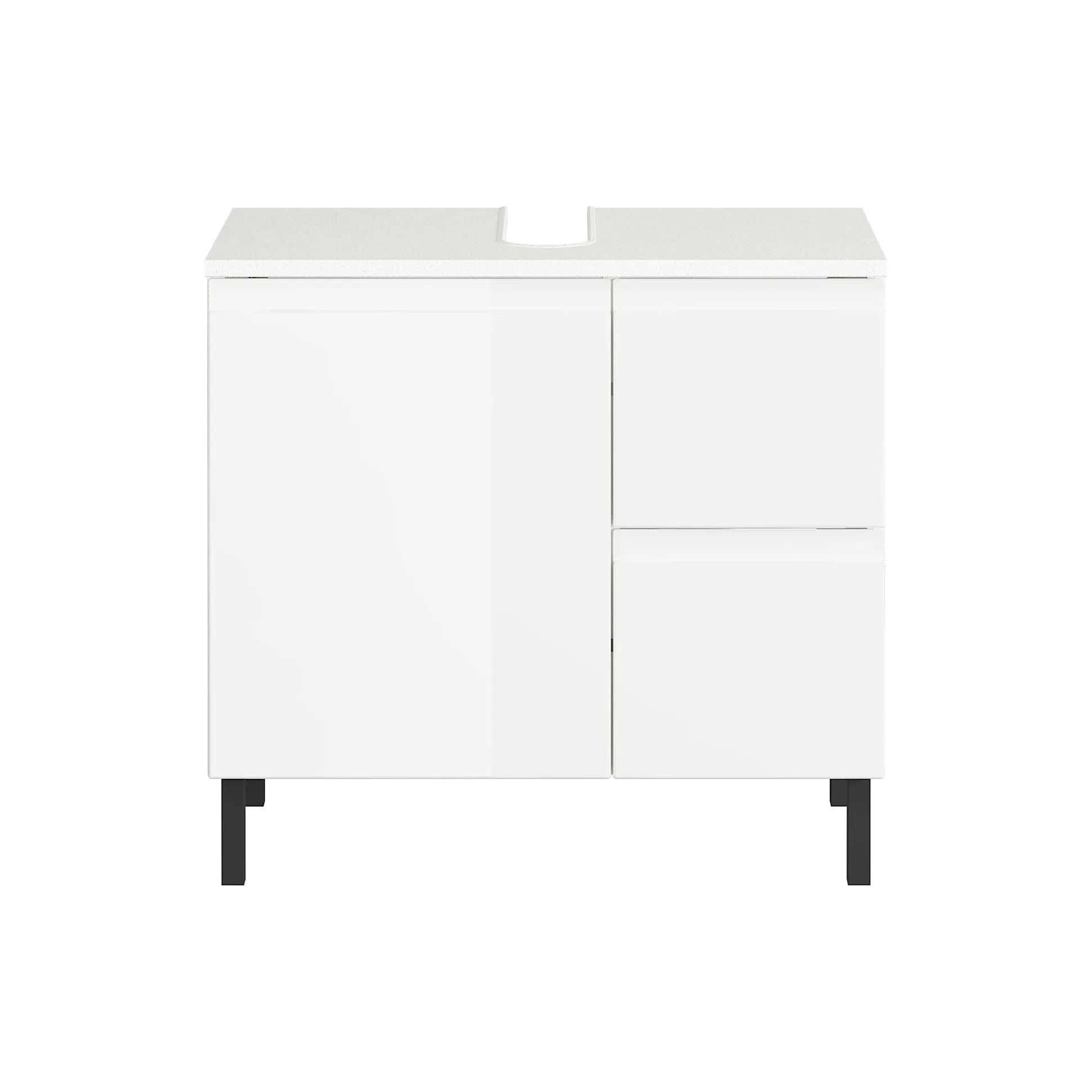 Wastafelkast Abrantes Wit 60 cm