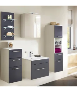 Wastafelkast Ivar Antraciet S