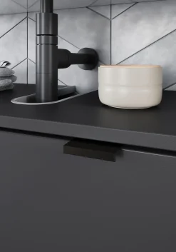 Wastafelkast Zadar Grafiet 60 cm