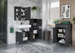 Wastafelkast Zadar Grafiet 60 cm